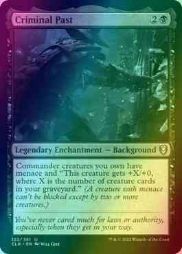 Criminal Past [122] [Commander Legends: Battle for Baldur's Gate] [Foil]