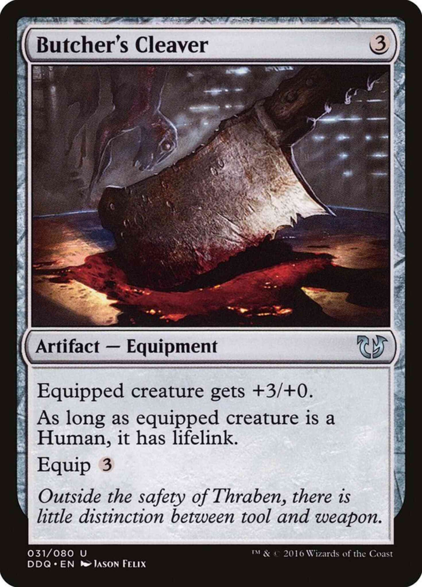 Butcher's Cleaver [31] [Duel Decks Blessed vs Cursed] [Non-Foil]