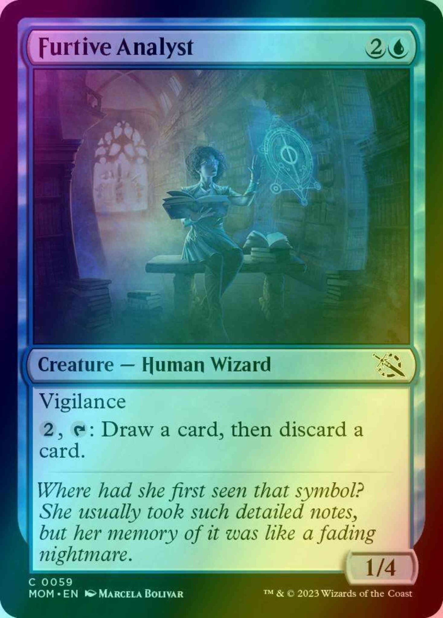 Furtive Analyst [59] [March of the Machine] [Foil]