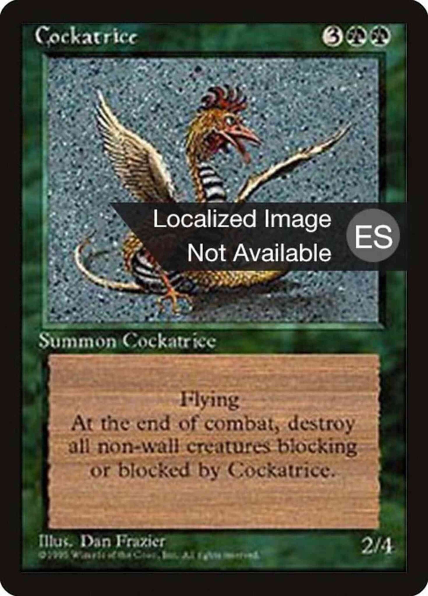 Cockatrice - Spanish [237] [Fourth Edition Black Border: Spanish] [Non-Foil]