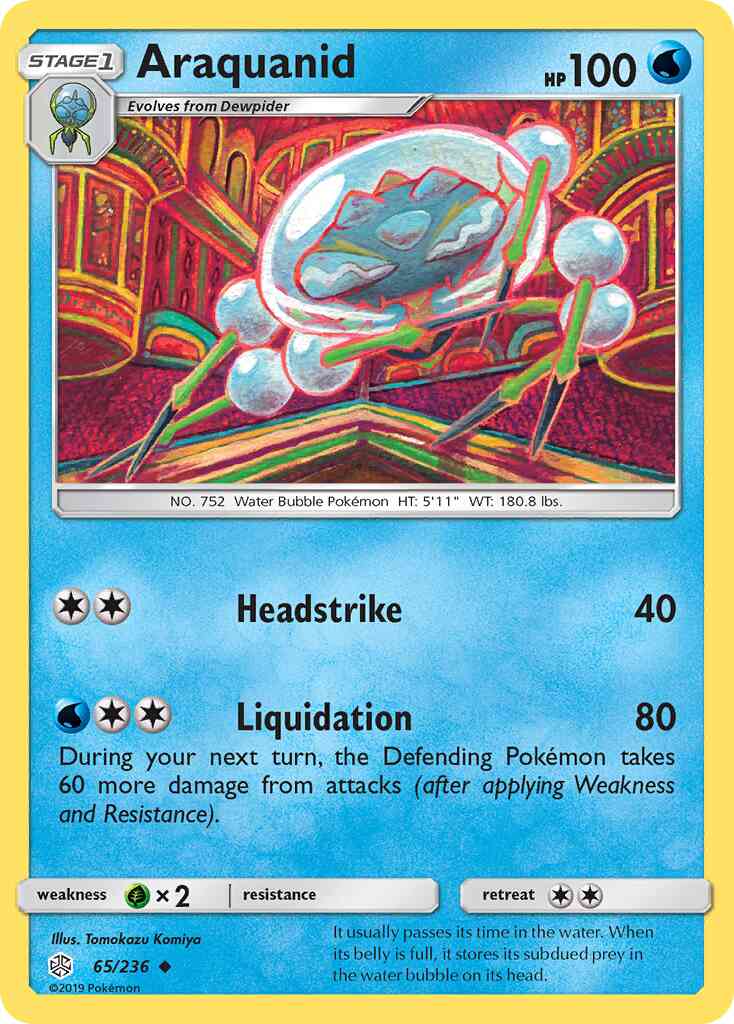 Araquanid - 65/236 - Uncommon [sm12-65] [Reverse Holo]