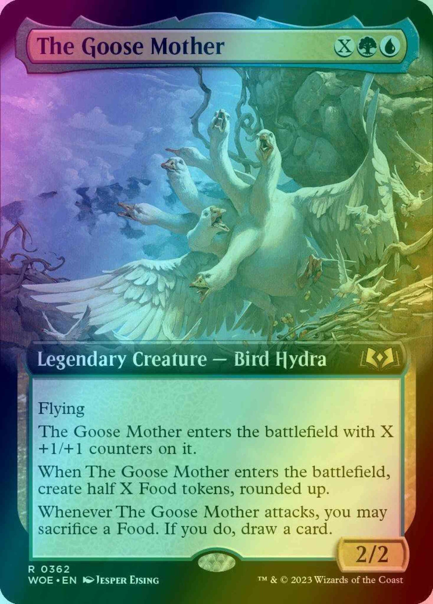 The Goose Mother [362] [Extended Art] [Wilds of Eldraine] [Foil]