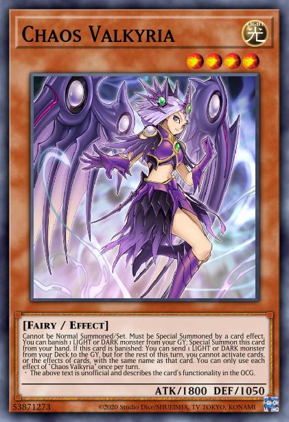 Chaos Valkyria - TOCH-EN008 - Super Rare - 1st Edition