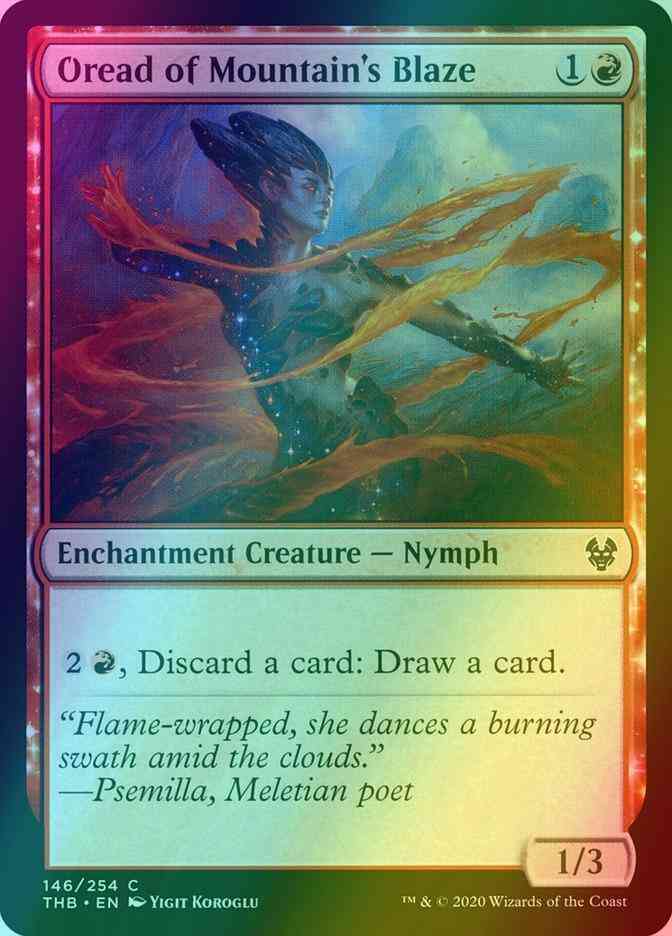 Oread of Mountain's Blaze [146] [Theros Beyond Death] [Foil]