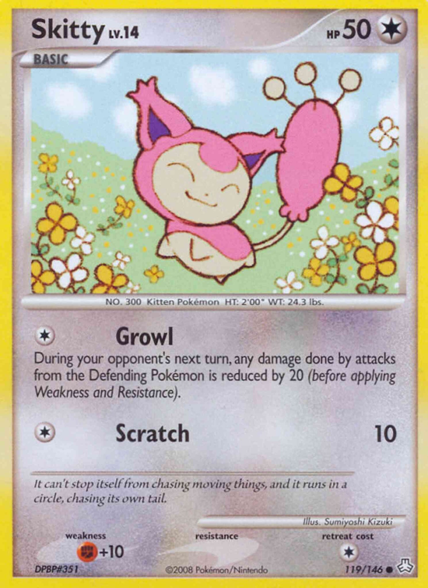 Skitty - 119/146 - Common [dp6-119] [Non-Holo]