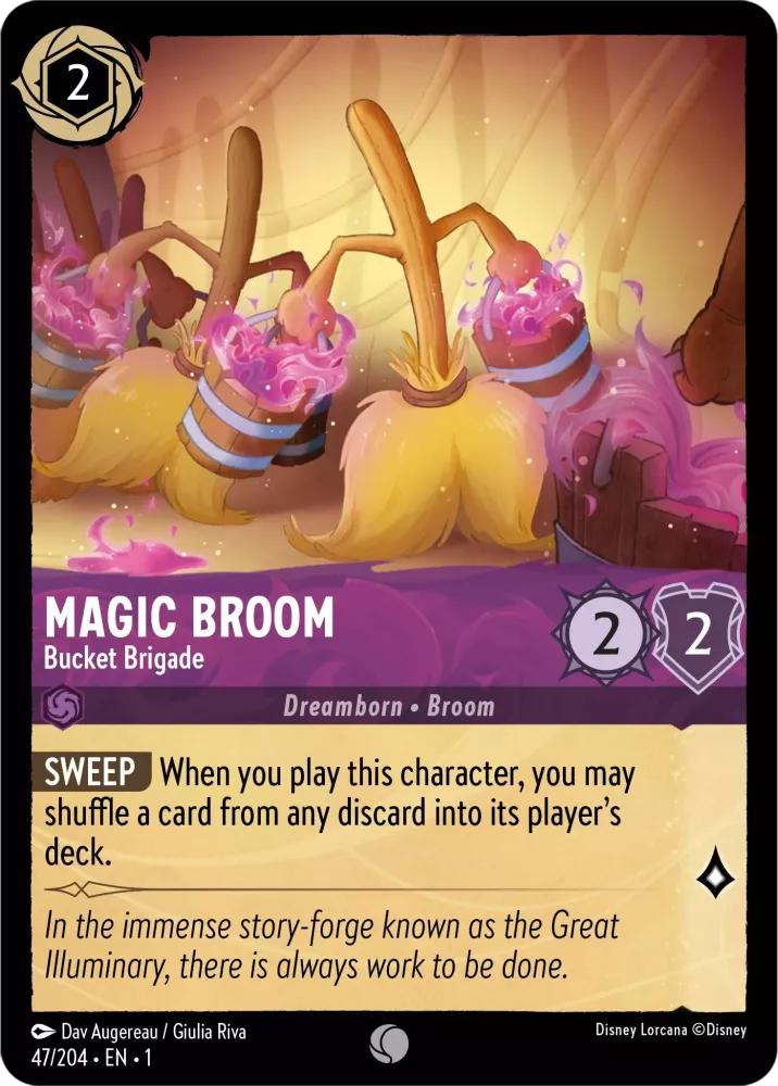 Magic Broom - Bucket Brigade - 47/204 [The First Chapter] [Non-Foil]
