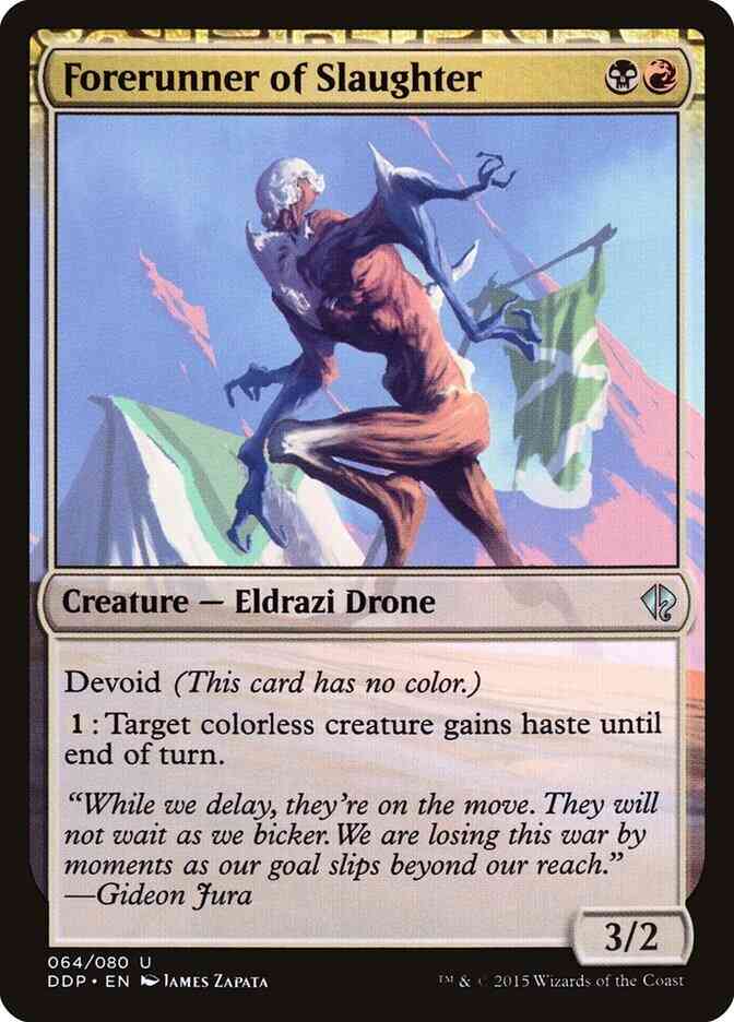 Forerunner of Slaughter [64] [Duel Decks Zendikar vs Eldrazi] [Non-Foil]