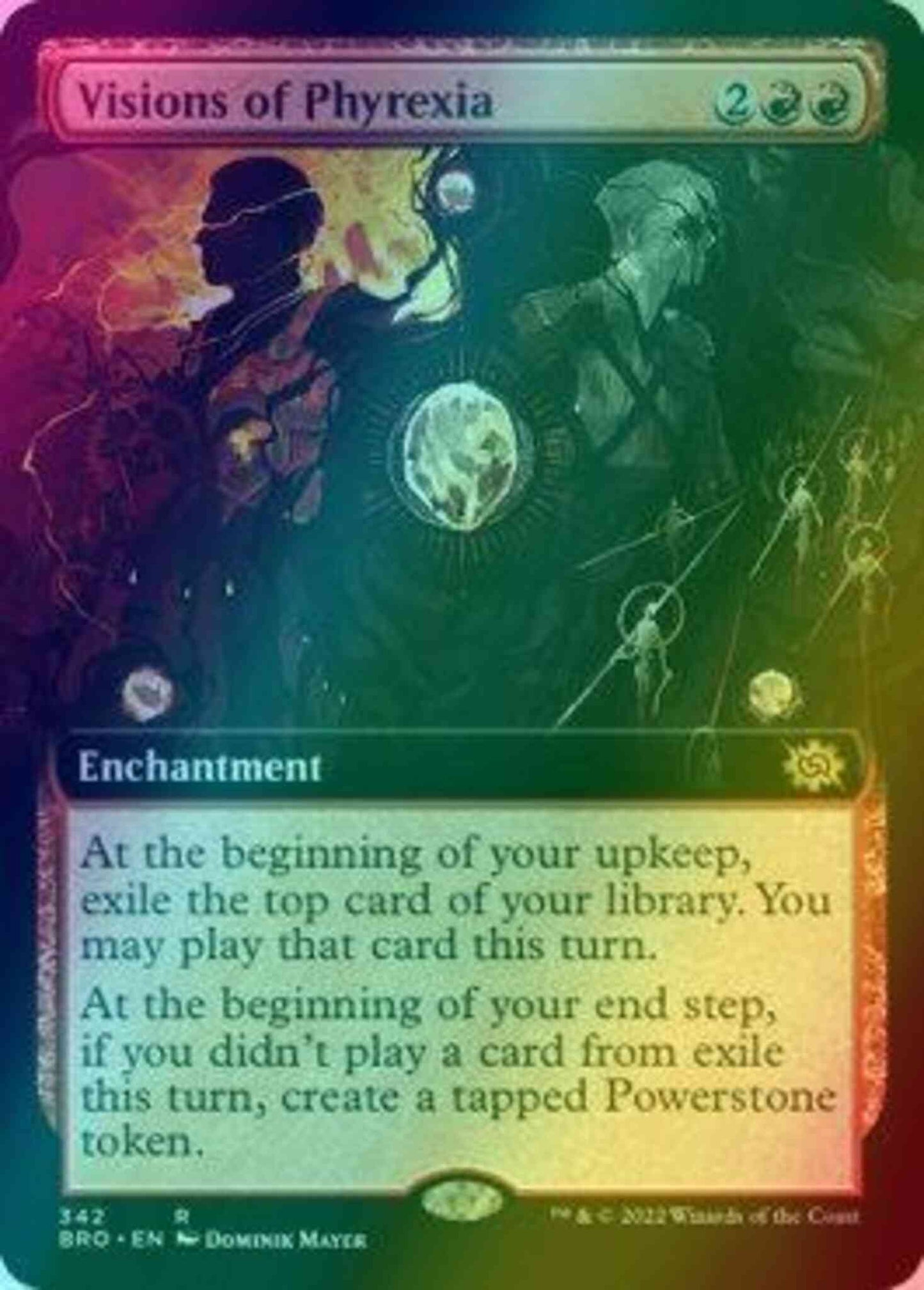 Visions of Phyrexia [342] [Extended Art] [The Brothers' War] [Foil]