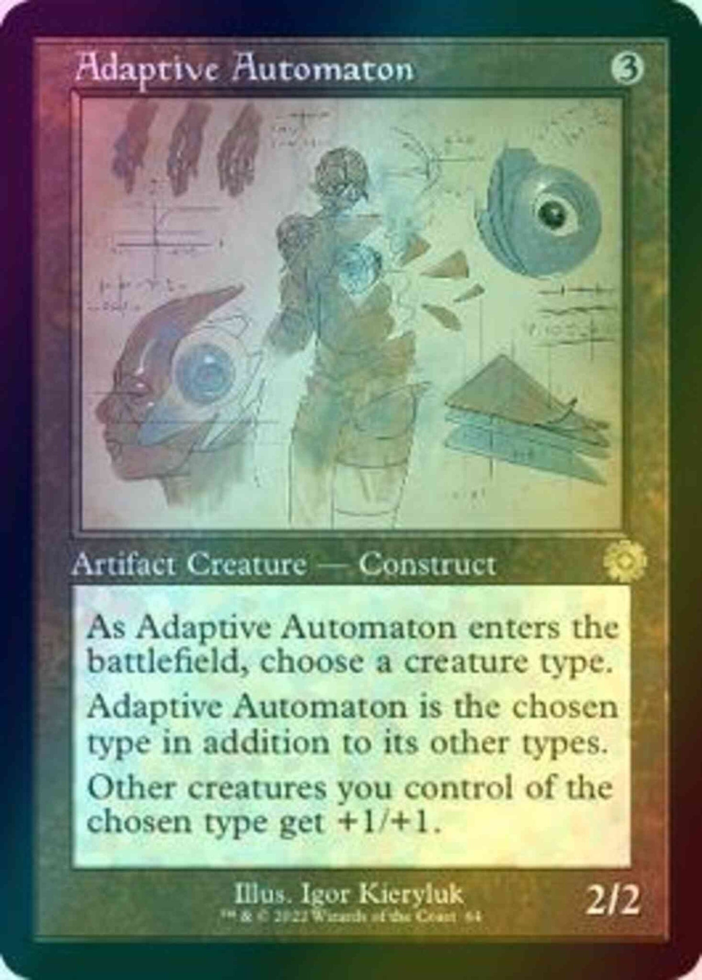 Adaptive Automaton [64] [Retro Frame] [Schematic] [The Brothers' War Retro Artifacts] [Foil]