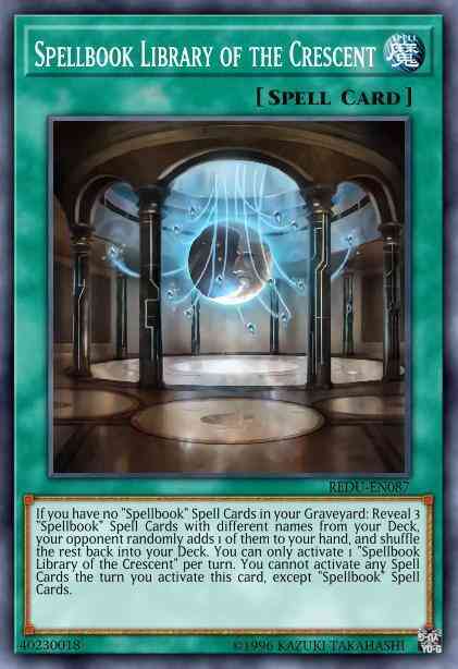 Spellbook Library of the Crescent - REDU-EN087 - Rare - Unlimited