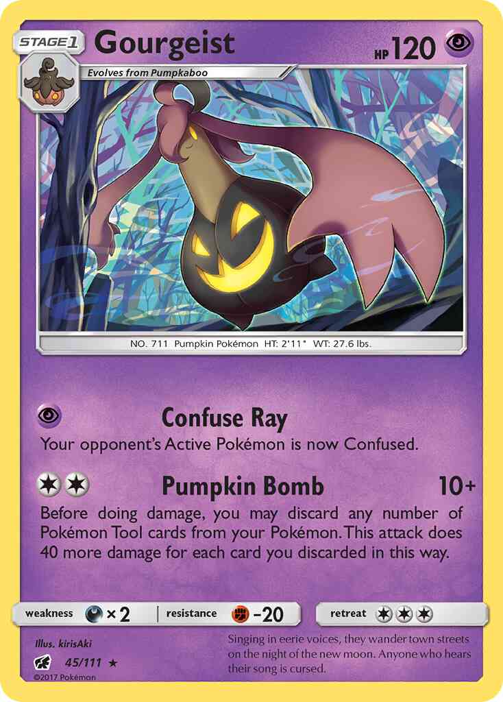 Gourgeist - 45/111 - Rare [sm4-45] [Non-Holo]