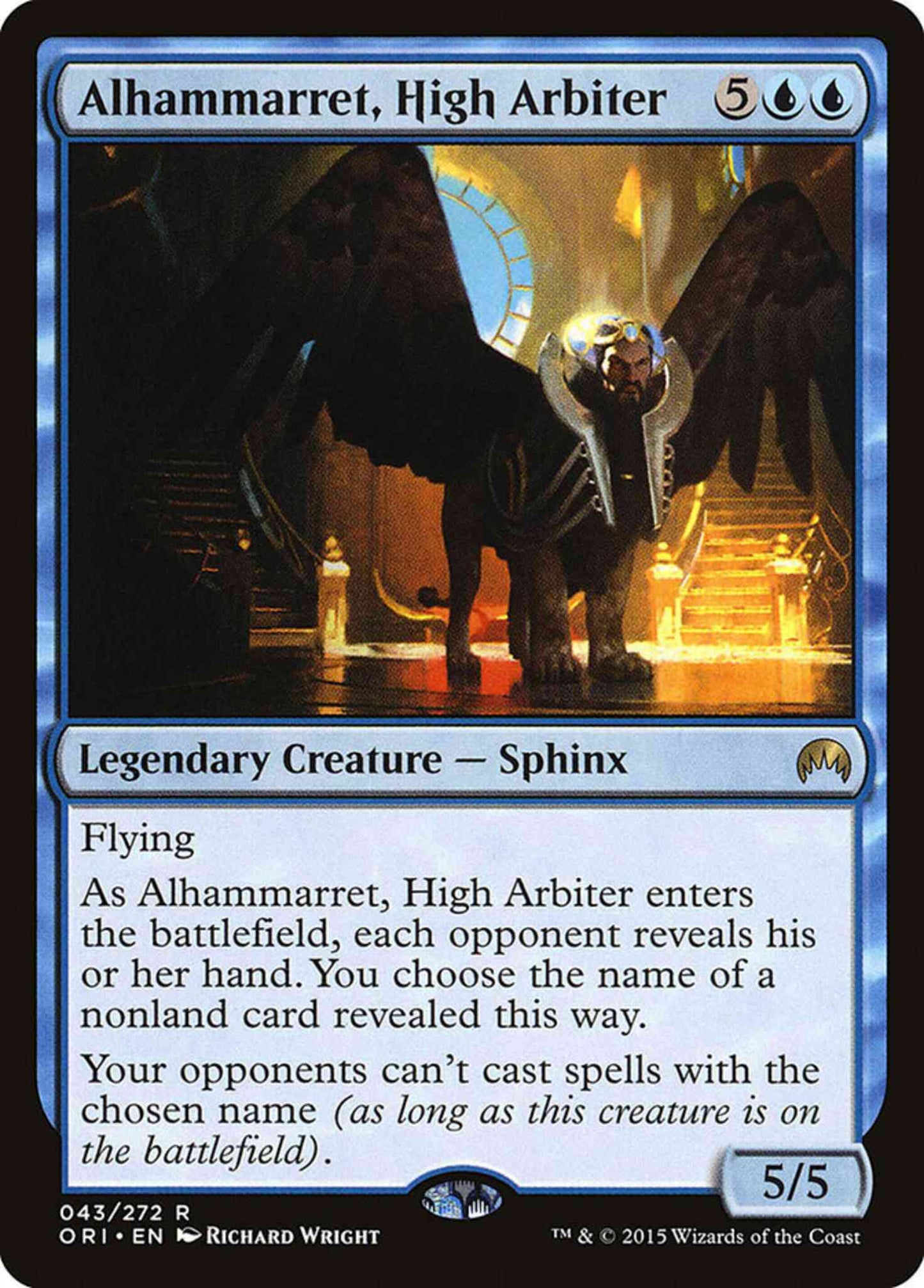 Alhammarret, High Arbiter [43] [Magic Origins] [Non-Foil]