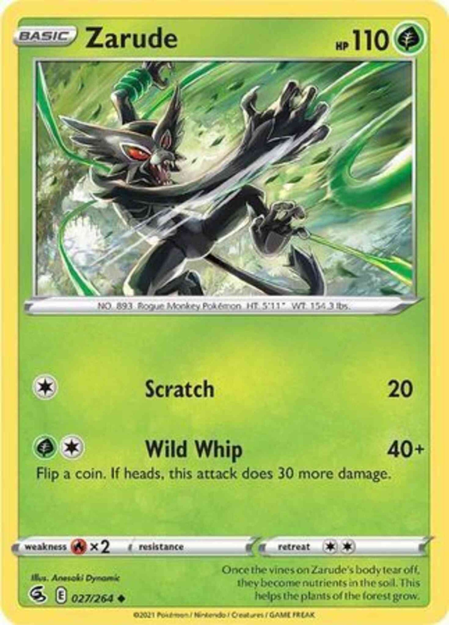 Zarude - 027/264 - Uncommon [SWSH8-027] [Non-Holo]