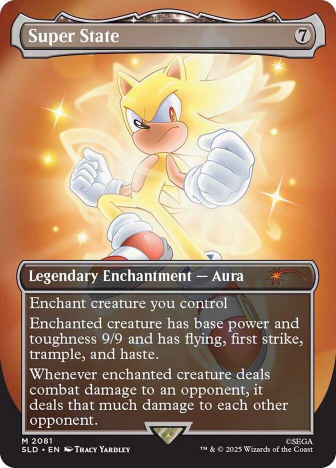 Super State [2081] [Borderless] [Secret Lair X Sonic: Friends and Foes] [Secret Lair Drop] [Non-Foil]