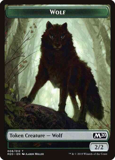 Wolf Token (08) // Zombie Token (06) [Game Night 2019 Tokens] [Non-Foil]
