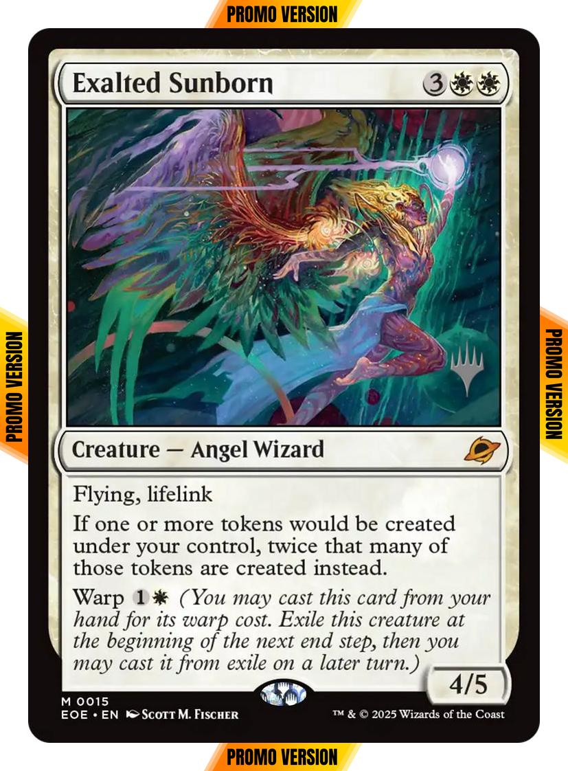 Exalted Sunborn [15p] [Promo Pack] [Edge of Eternities: Promos] [Non-Foil]