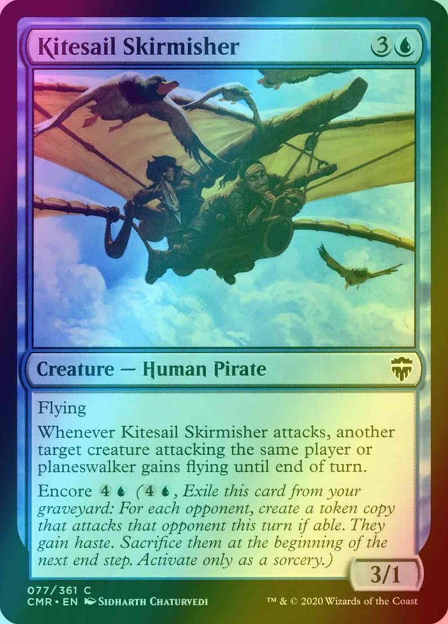 Kitesail Skirmisher [77] [Commander Legends] [Foil]