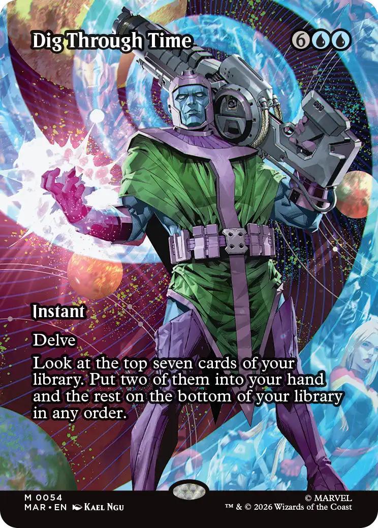 Dig Through Time [54] [Borderless] [Source Material] [Marvel Universe] [Non-Foil]