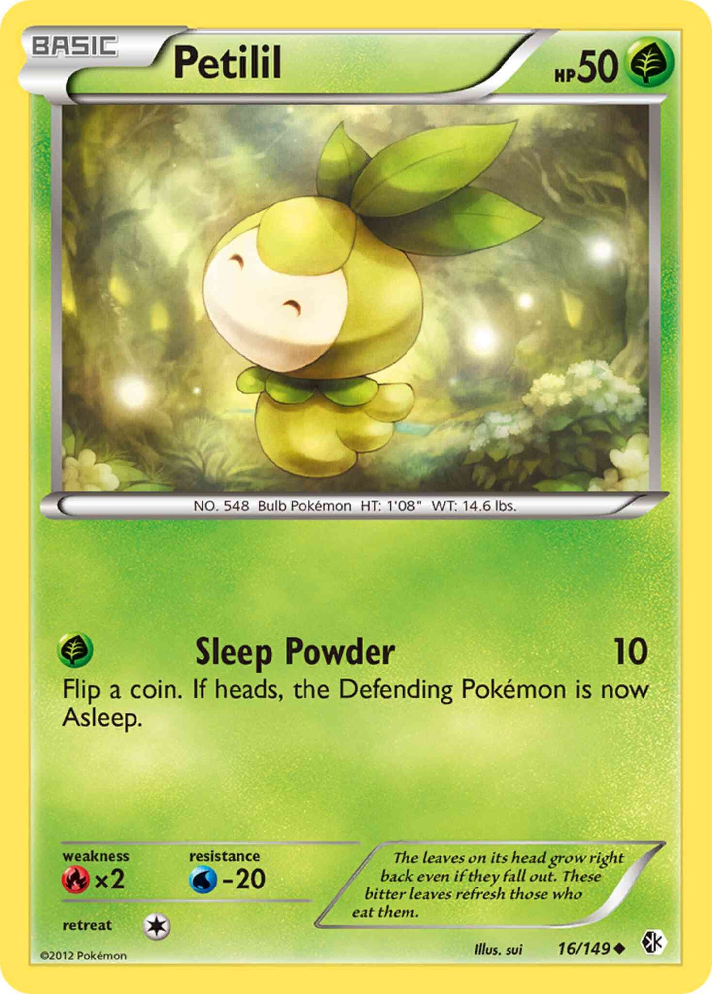 Petilil - 16/149 - Uncommon [bw7-16] [Non-Holo]