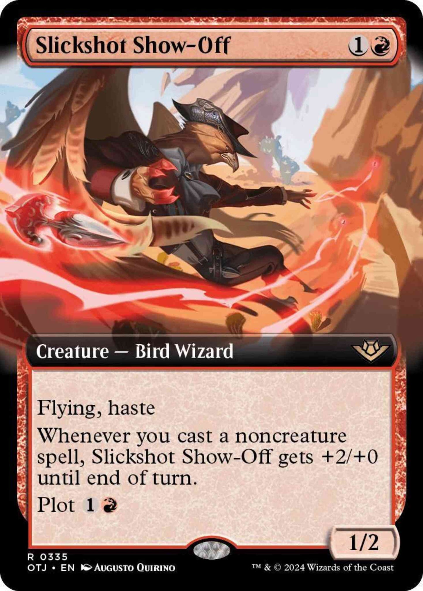 Slickshot Show-Off [335] [Extended Art] [Outlaws of Thunder Junction] [Non-Foil]