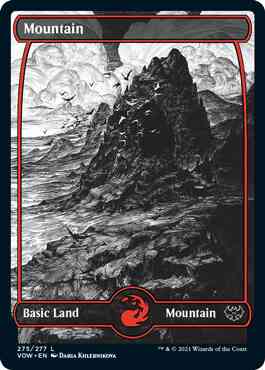 Mountain [275] [Eternal Night Showcase] [Innistrad: Crimson Vow] [Non-Foil]