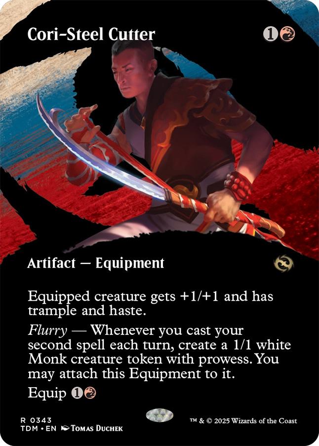 Cori-Steel Cutter [343] [Borderless] [Clan] [Tarkir: Dragonstorm] [Non-Foil]