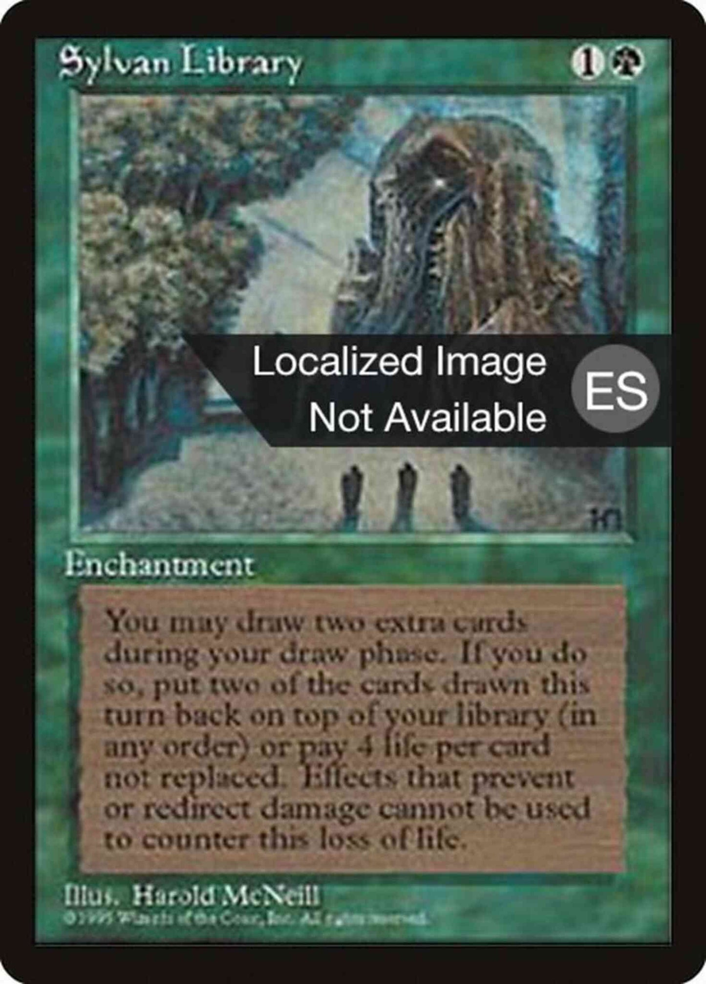 Sylvan Library - Portuguese [273] [Fourth Edition Black Border: Portuguese] [Non-Foil]