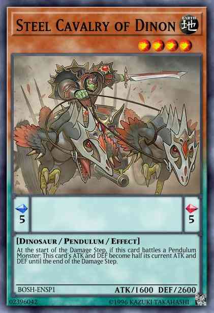 Steel Cavalry of Dinon - BOSH-EN000 - Rare - 1st Edition