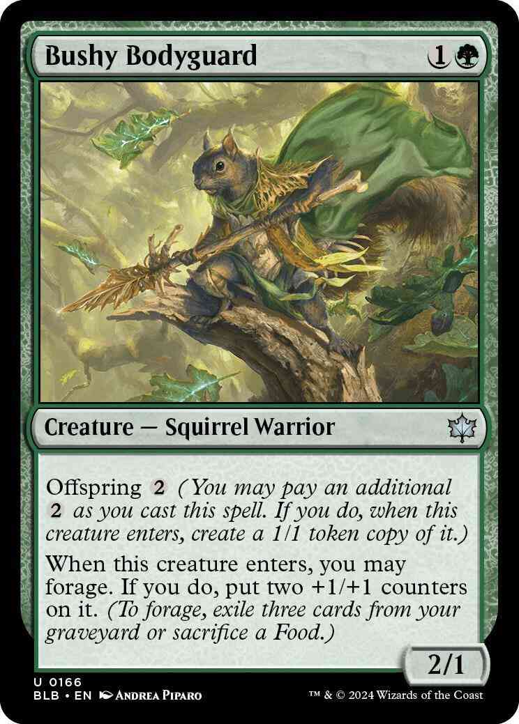 Bushy Bodyguard [166] [Bloomburrow] [Non-Foil]