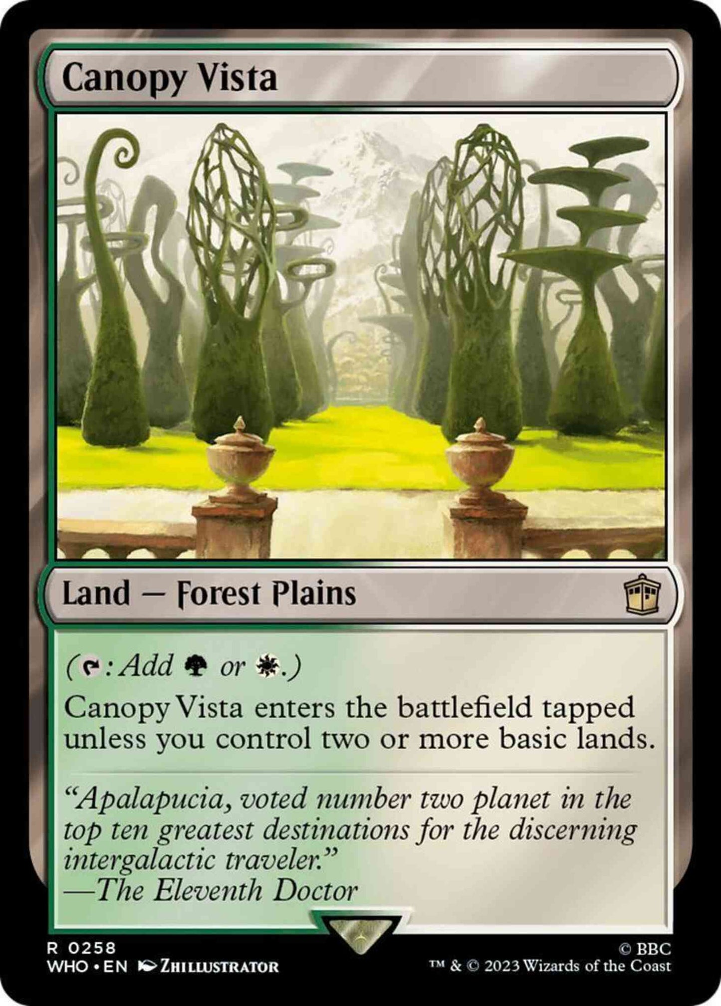 Canopy Vista [258] [Universes Beyond: Doctor Who] [Non-Foil]