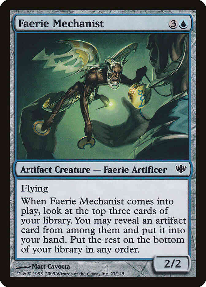 Faerie Mechanist [27] [Conflux] [Non-Foil]