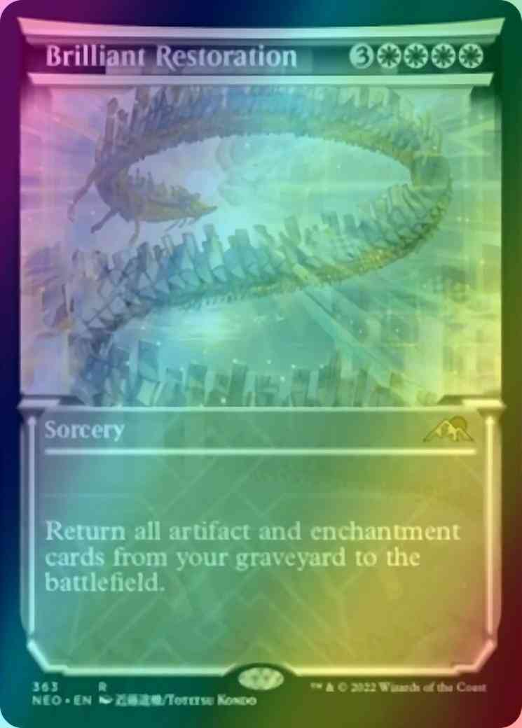 Brilliant Restoration [363] [Soft Glow Showcase] [Kamigawa: Neon Dynasty] [Foil]