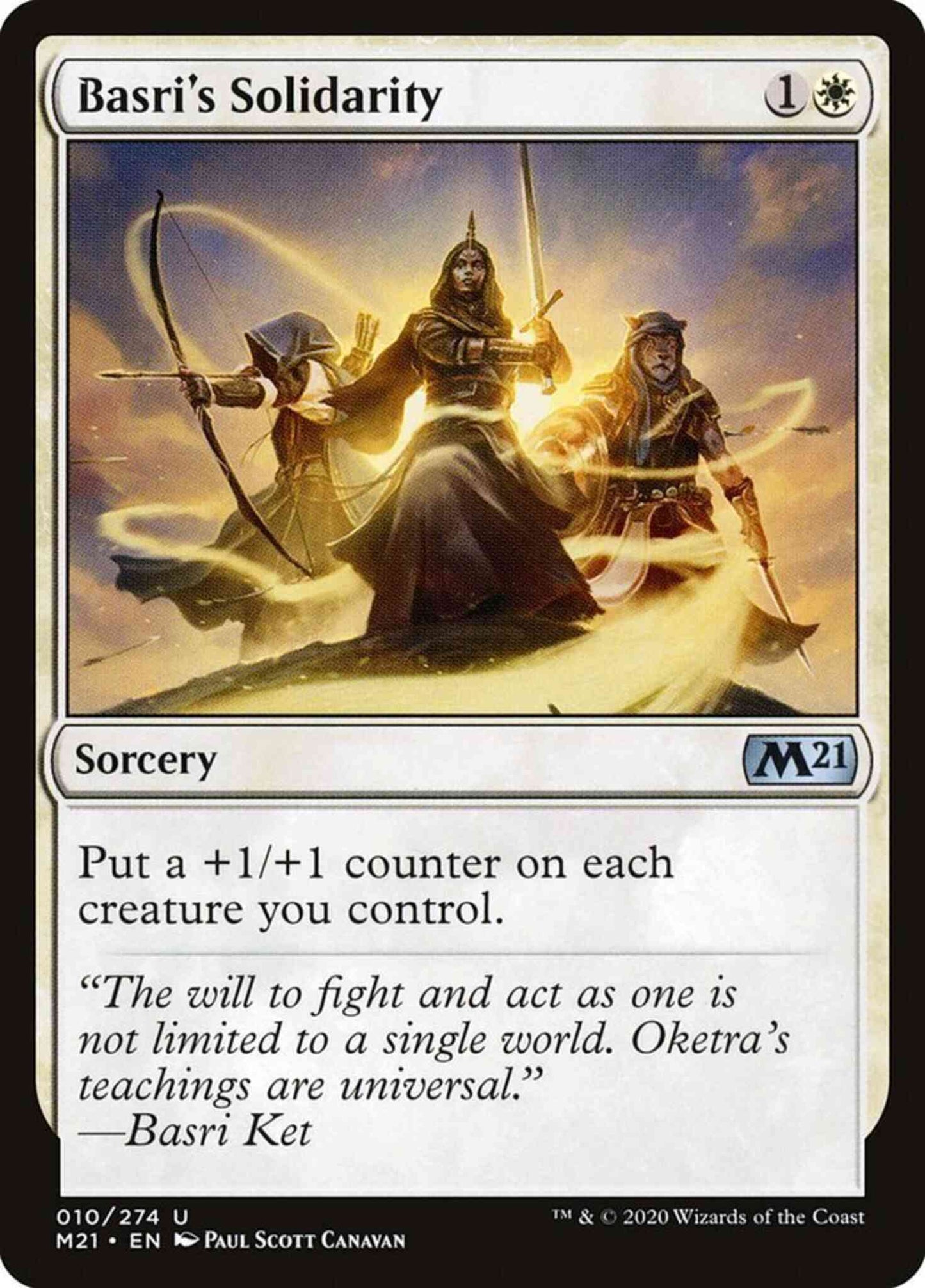 Basri's Solidarity [10] [Core Set 2021] [Non-Foil]