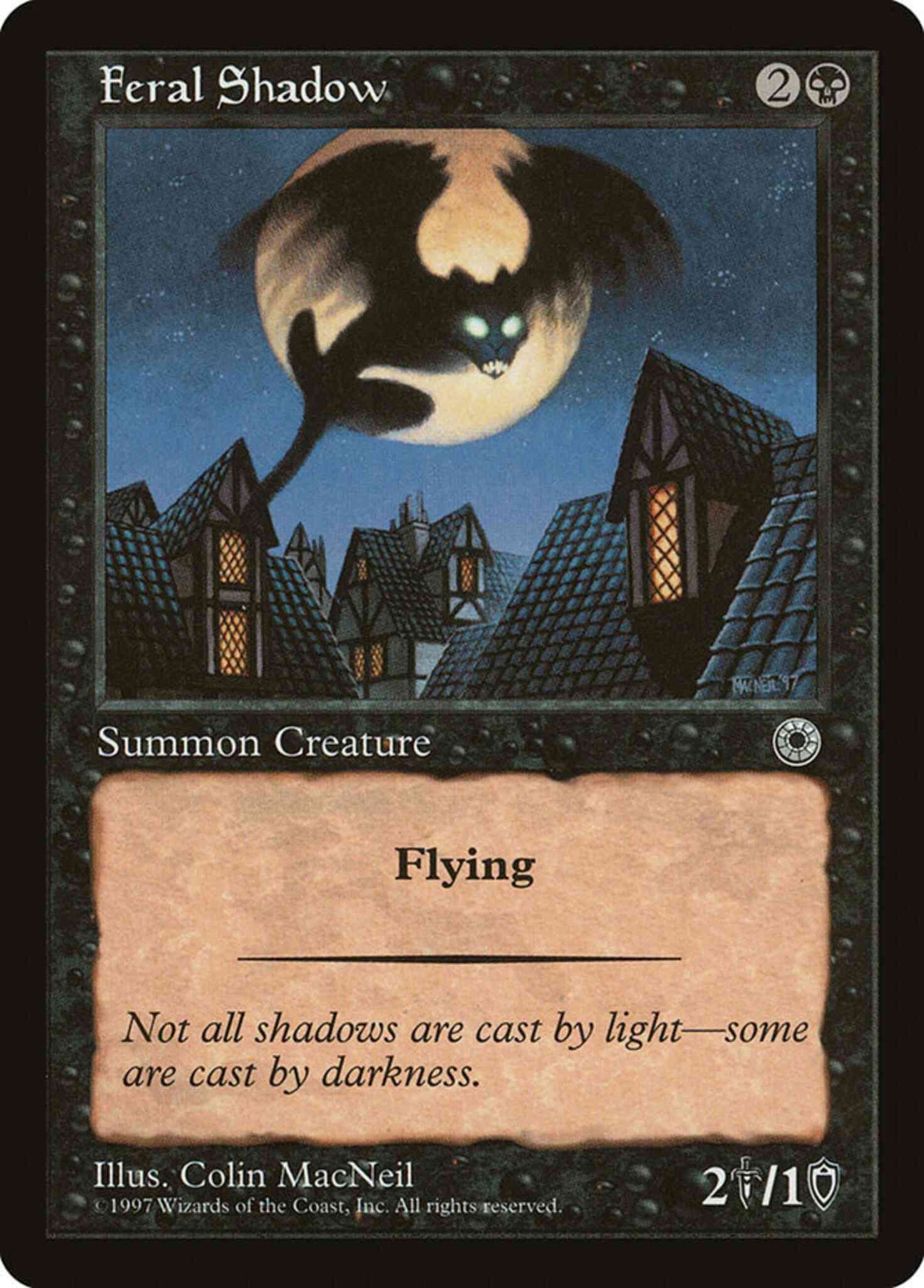 Feral Shadow [93] [No Reminder Text] [Portal 1] [Non-Foil]