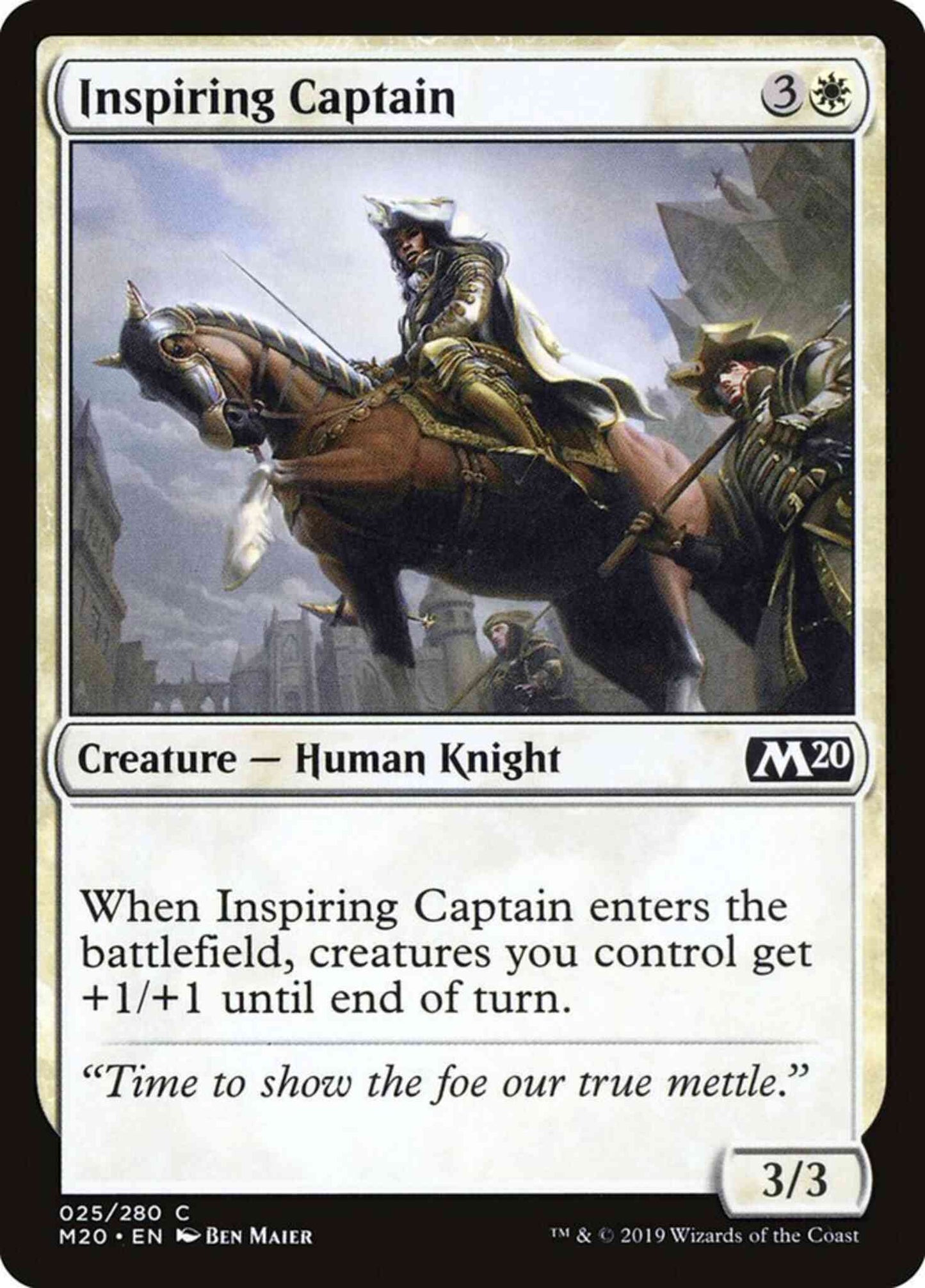 Inspiring Captain [25] [Core Set 2020] [Non-Foil]