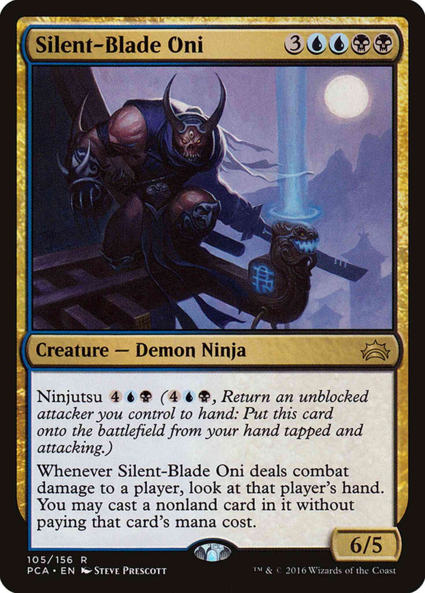 Silent-Blade Oni [105] [Planechase Anthology] [Non-Foil]