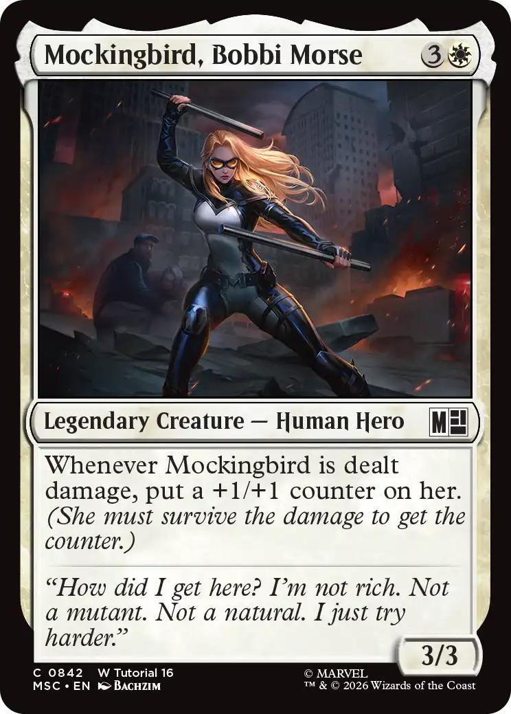 Mockingbird, Bobbi Morse [842] [Beginner Box] [Marvel Super Heroes: Commander] [Non-Foil]