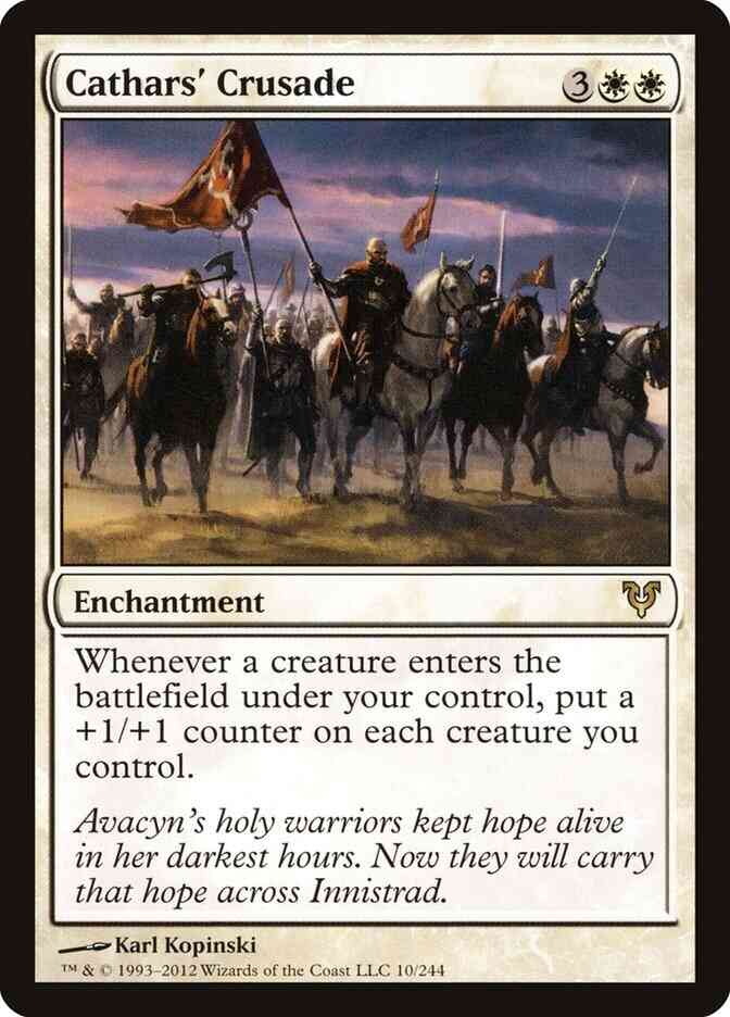 Cathars' Crusade [10] [Avacyn Restored] [Non-Foil]