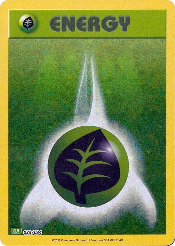 Basic Grass Energy - 033/034 - Promo - CLV [tcgc-CLV033] [Holo]