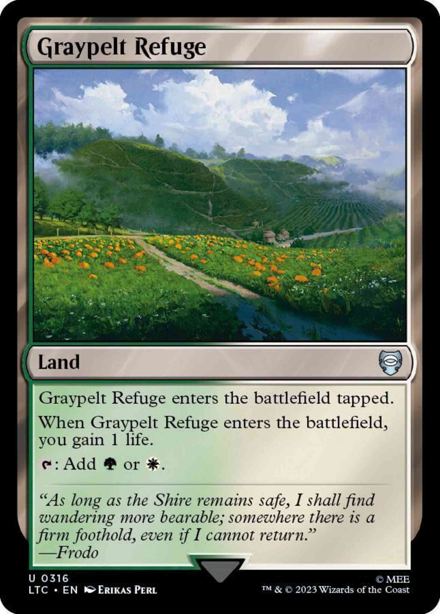 Graypelt Refuge [316] [The Lord of the Rings: Tales of Middle-earth: Commander] [Non-Foil]