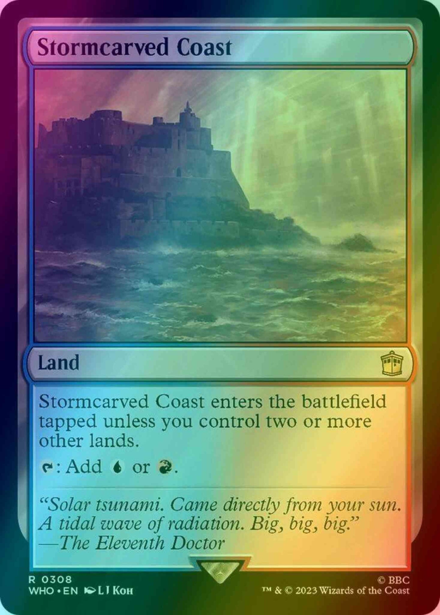 Stormcarved Coast [308] [Universes Beyond: Doctor Who] [Foil]