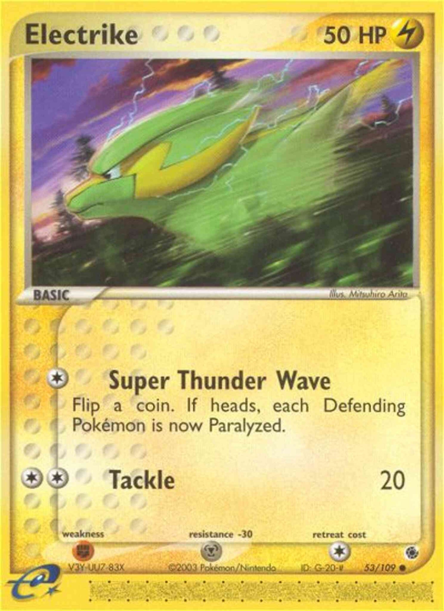 Electrike - 53/109 - Common [ex1-53] [Reverse Holo]