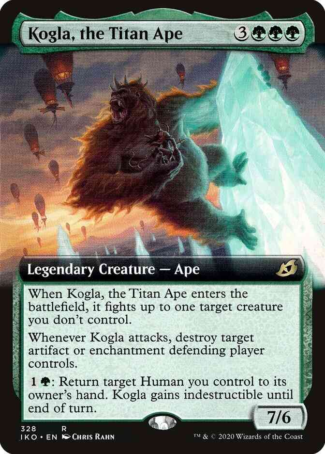 Kogla, the Titan Ape [328] [Extended Art] [Ikoria: Lair of Behemoths] [Non-Foil]