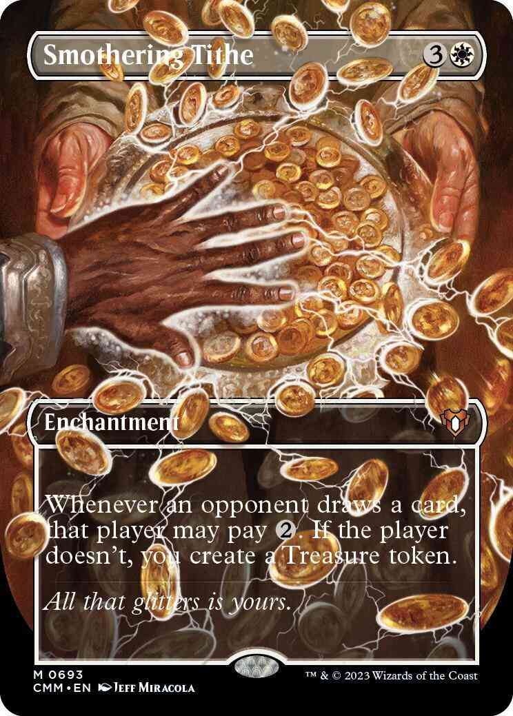 Smothering Tithe [693] [Borderless] [Frame Break] [Commander Masters] [Non-Foil]