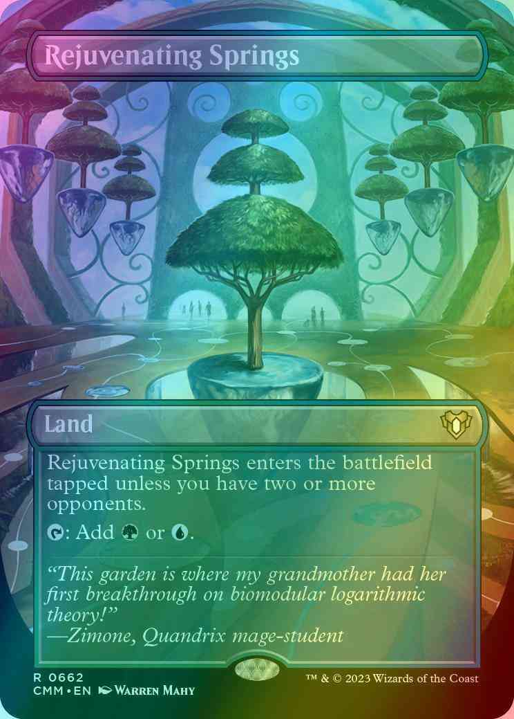 Rejuvenating Springs [662] [Borderless] [Commander Masters] [Foil]