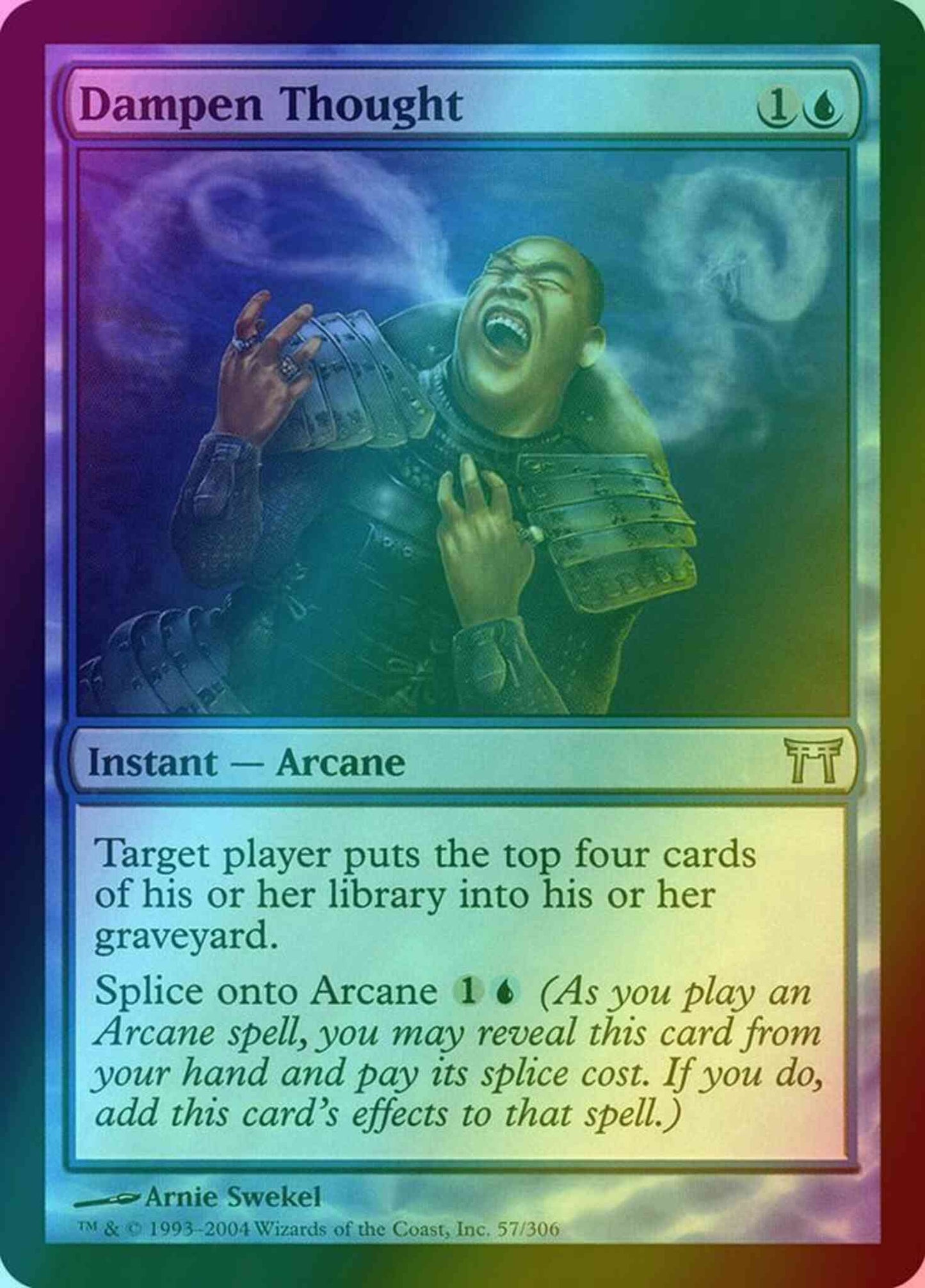 Dampen Thought [57] [Champions of Kamigawa] [Foil]