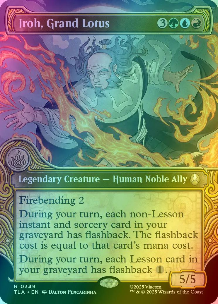 Iroh, Grand Lotus [349] [Elemental Frame] [Avatar: The Last Airbender] [Foil]