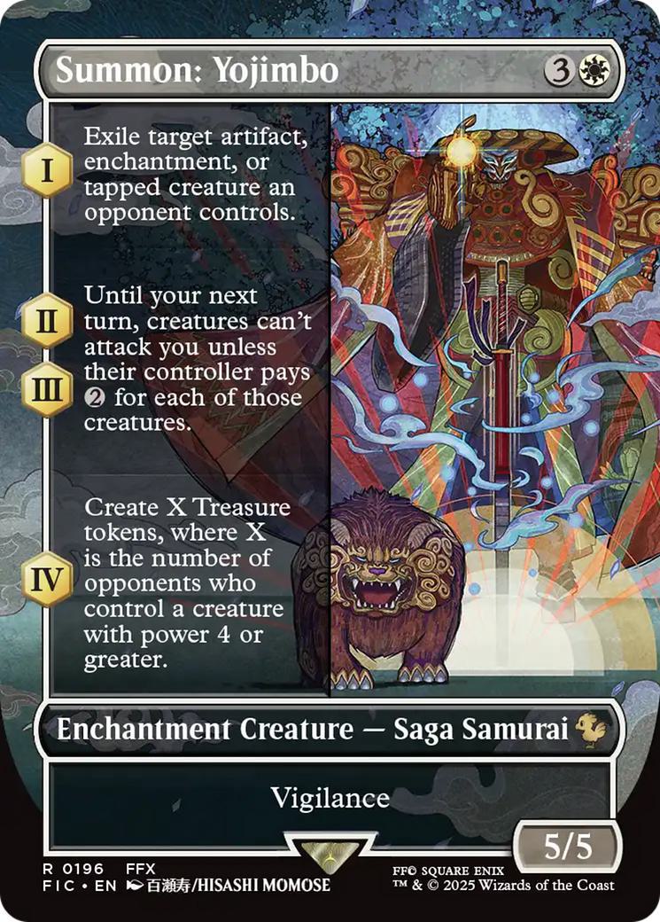 Summon: Yojimbo [196] [Borderless] [FINAL FANTASY: Commander] [Non-Foil]