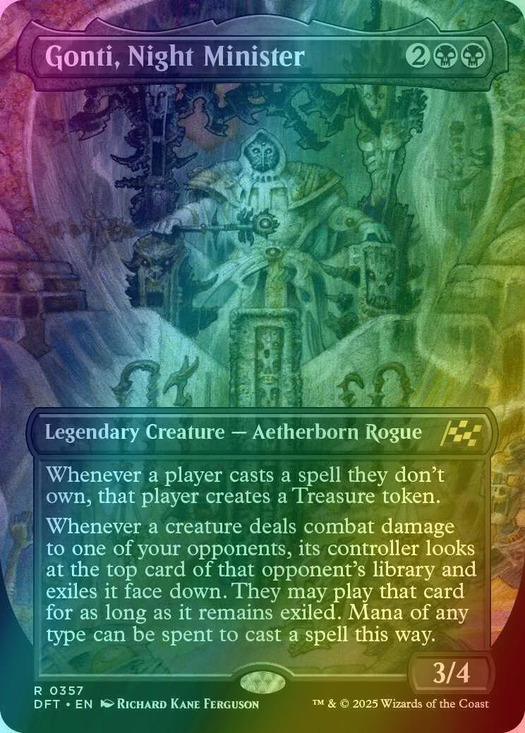 Gonti, Night Minister [357] [Borderless] [Aetherdrift] [Foil]