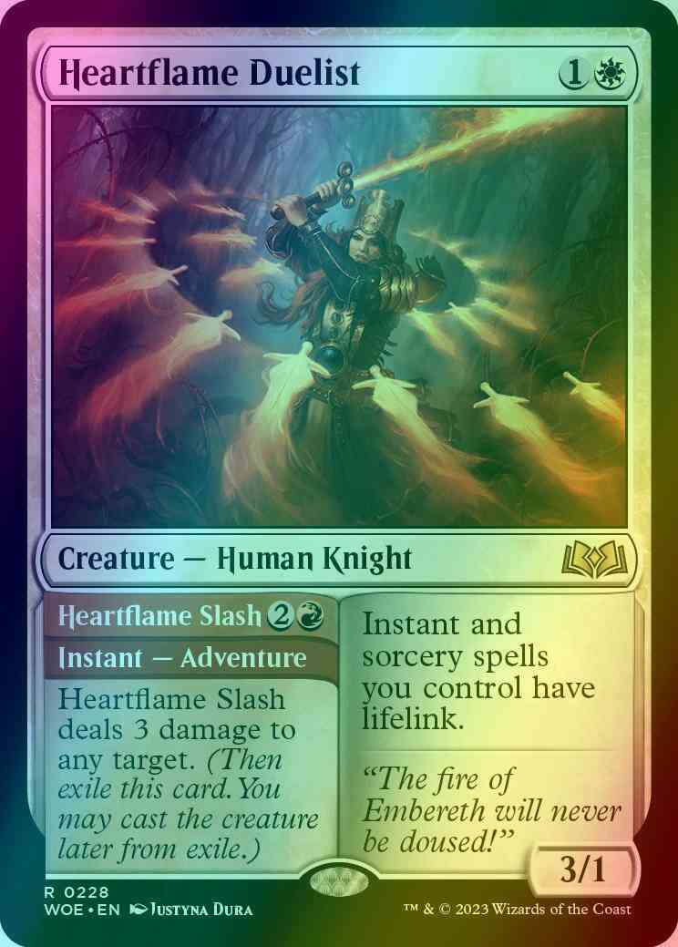 Heartflame Duelist // Heartflame Slash [228] [Wilds of Eldraine] [Foil]